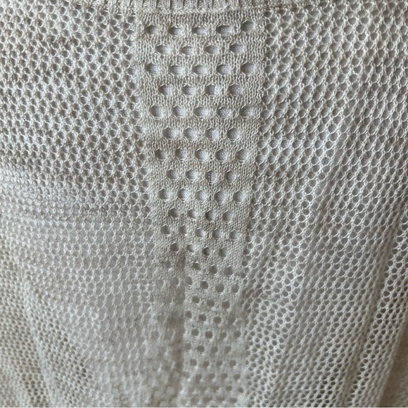 Lululemon Well Being Open Knit Crewneck Sweater Cream 26101 - Picture 10 of 12